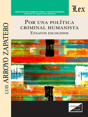 cover image of Por una política criminal humanista